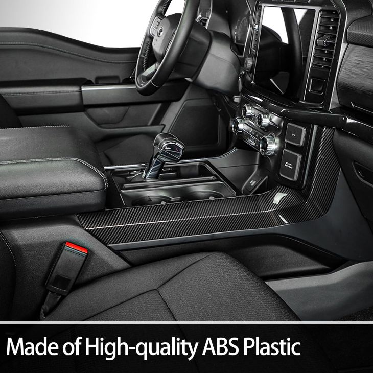ford f150 premium custom interior styling with clean carbon fiber trim