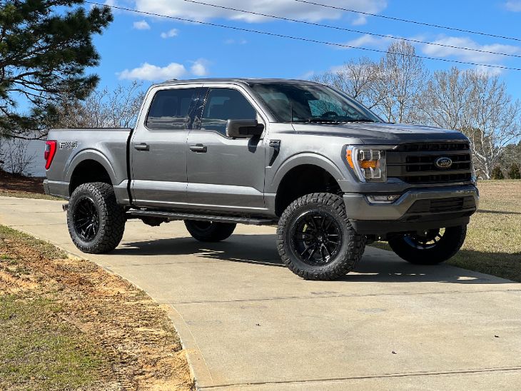 Ford F-150 with a premium 6-inch suspension lift kit installed