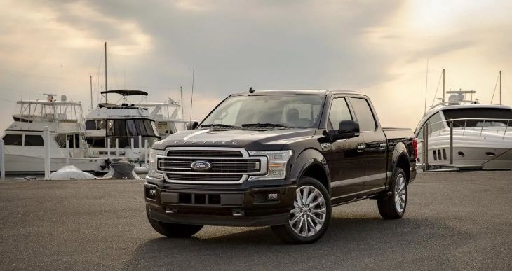 Luxurious dashboard and leather seating of the ford f150 limited interior