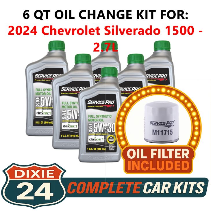 2016 Chevy Silverado engine oil capacity chart breakdown