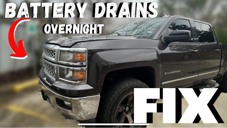 Chevy Silverado battery electrical drain diagnosis