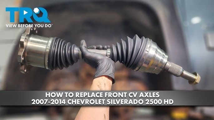 Chevy Silverado rear axle shaft inspection and maintenance