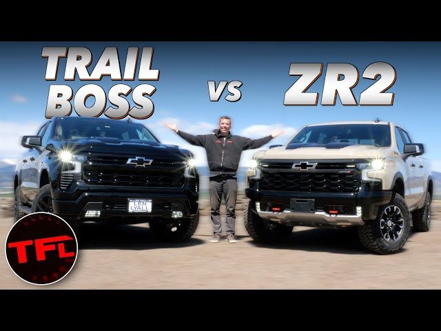 Chevy Silverado ZR2 engine performance and trail comparison