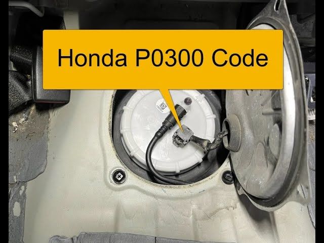 honda crv code p0300 misfire diagnostic scanning