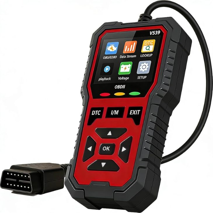 Connecting honda crv diagnostic scanner tools to OBD2 port under dashboard