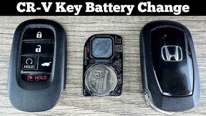 Honda CR-V key fob replacement and battery swap steps