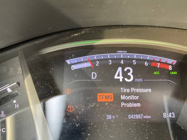Honda CR-V TPMS sensor battery replacement process