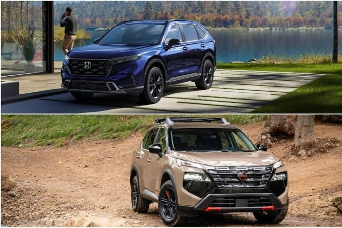 Honda CR-V vs Nissan Rogue head-to-head crossover comparison