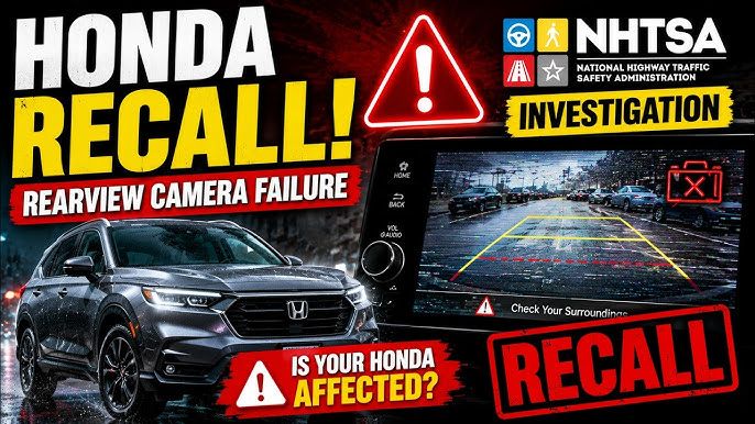 Honda CR-V Windshield Safety Camera Recall Checking Process