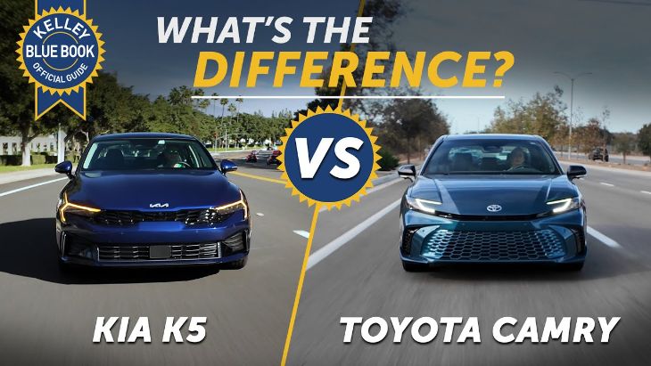 Kia K5 vs Toyota Camry Comparison Specs Features Price side by side