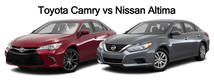 Nissan Altima vs Toyota Camry Comparison