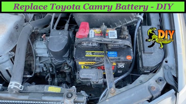 2000 toyota camry battery replacement in engine bay