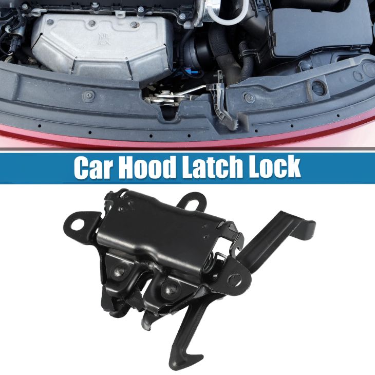 Toyota Camry hood latch mechanism close up