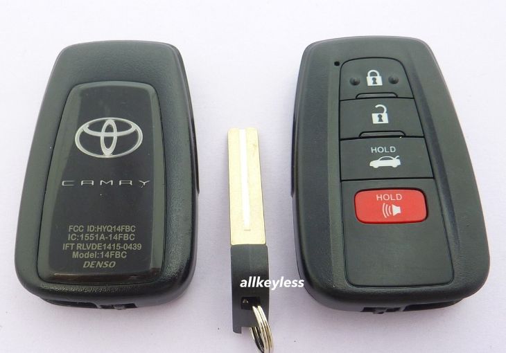 Toyota Camry key fob battery replacement process