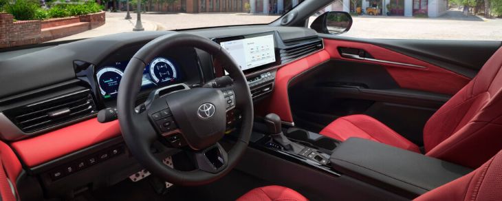 Toyota Camry Red Interior Trim Maintenance and Protection