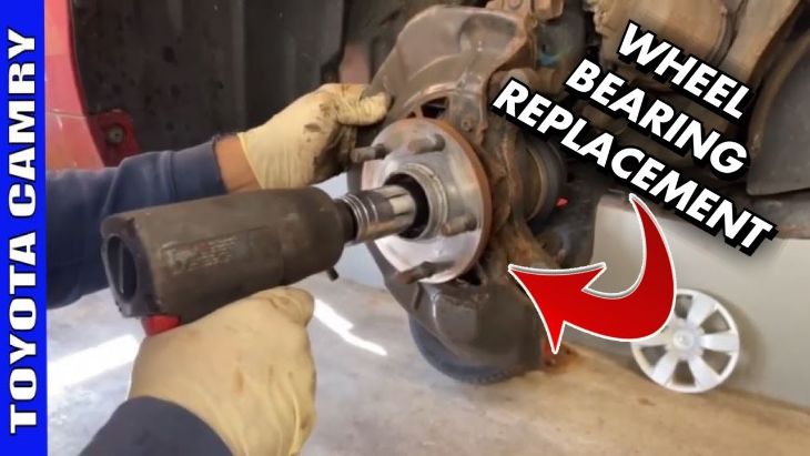 Toyota Camry wheel bearing inspection and repair process