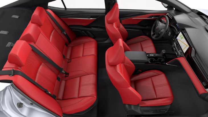 Toyota Camry XSE Red Interior Leather Cockpit