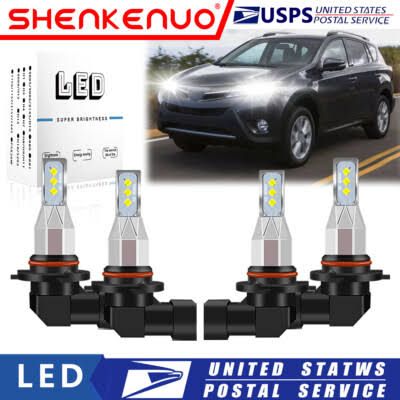 Toyota RAV4 electrical setup and front headlight assembly