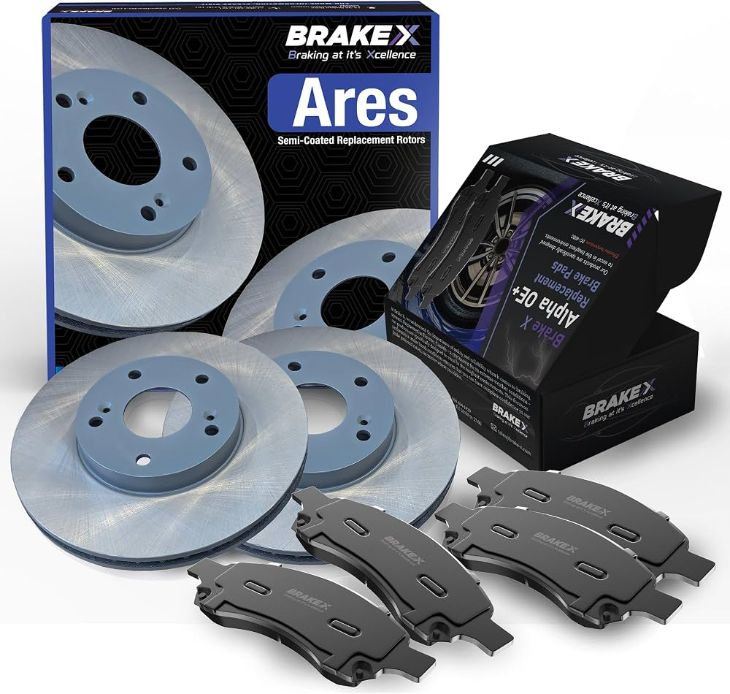 2018 Toyota RAV4 brake pads and rotors selection
