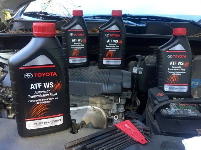 2018 toyota rav4 transmission fluid capacity