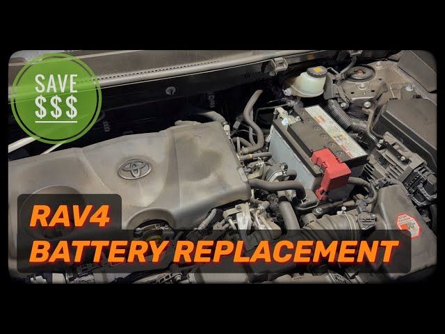 2019 Toyota RAV4 battery replacement procedure