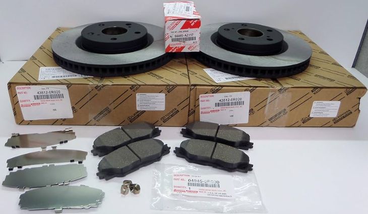 2021 Toyota RAV4 Brake Pads Replacement and Size Guide
