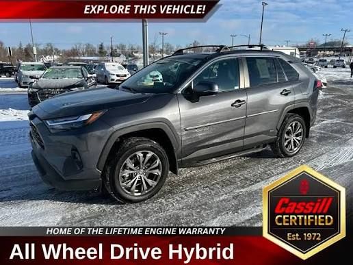 Used Toyota RAV4 XLE Premium crossover in action