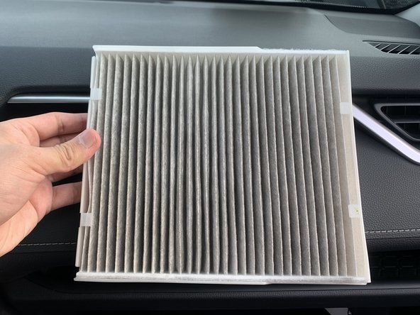 cabin filter for toyota rav4 comparison clean vs dirty