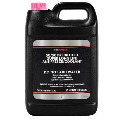 Pouring Coolant into Toyota RAV4 Reservoir