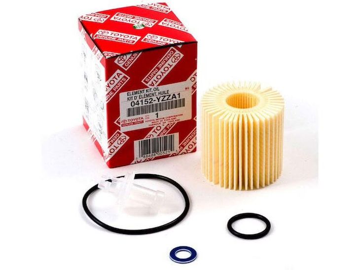 Oil filter for Toyota RAV4 installation process
