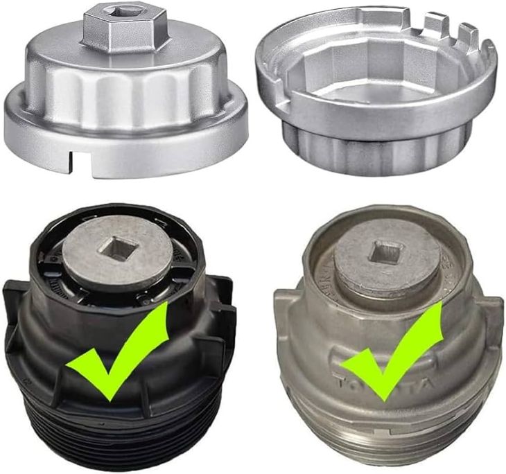 Toyota RAV4 oil filter wrench size measurement tool